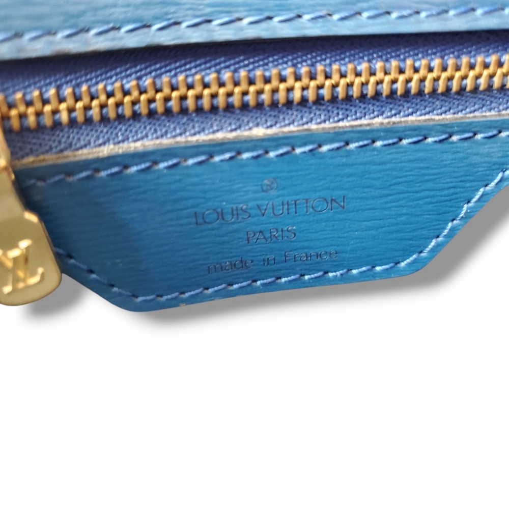 LOUIS VUITTON Vintage Toledo Blue Epi SAINT JACQUES Shopping Tote Shoulder Bag - Picture 14 of 17